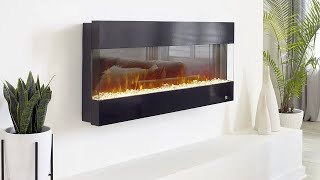 5 Best Wall Mounted Electric Fireplaces in 2024 [upl. by Kei572]