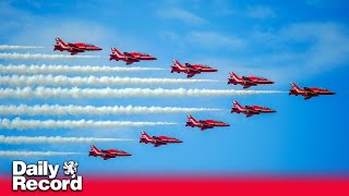 Red Arrows stun huge International Ayr Show crowds with amazing display [upl. by Iridissa71]