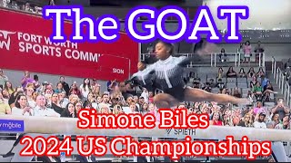 Greatness Simone Biles Stunning Performances 2024 US Gymnastics Championships Night 1 [upl. by Xena684]