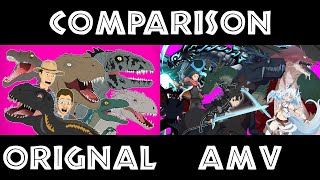 ♪ ENTIRE JURASSIC PARKWORLD THE MUSICAL AMV COMPARISON [upl. by Penni]