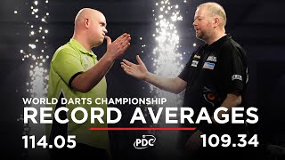 RECORDBREAKING AVERAGES Van Barneveld v Van Gerwen  2017 World Darts Championship [upl. by Aniz125]