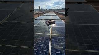 Photovoltaic PV Module Cleaning Process  Good tools and machinery make work easier [upl. by Aicened593]