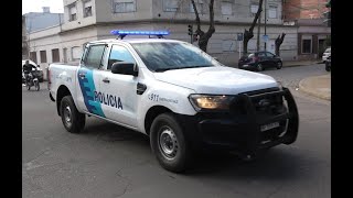 Policía Bonaerense escoltando a Boca Juniors en Junín [upl. by Hiltner]