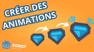 Animer des éléments avec lAnimationPlayer  Godot  Débutant [upl. by Lilahk]