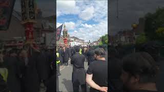 Muharram processions Luton England today 🥲🥲  Najafi Karbalai  Jabir Ali Zaki [upl. by Lehcin]