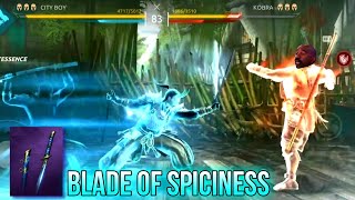 Blade of Dimensions quick ranked gameplay  shadow fight 4 arena  blessed gaming [upl. by Accebor]