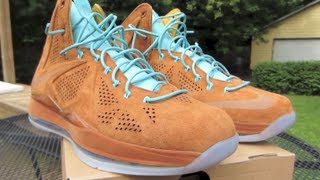 Lebron X Ext QS Hazelnut Review  On Foot Nike QuickStrike Brown Suede Got Sole Sneaker Shop [upl. by Dorthea]