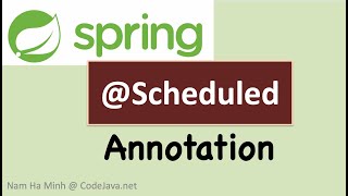 Spring Scheduled Annotation Examples [upl. by Ardella]