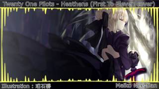 Nightcore Twenty one Pilots  Heathens First to Eleven cover  Lyrics Rock version [upl. by Dafna]