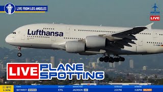 🔴LIVE LAX PLANE SPOTTING Watch Arrivals and Departures LIVE [upl. by Annaierb255]