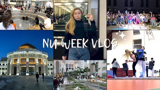 Nazarbayev University vlog 3  party в стиле 80х экзамены тхэквондо getting my life together [upl. by Ravilob]