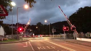 St Blazey Bridge Level Crossing Cornwall 10092018 [upl. by Quent407]