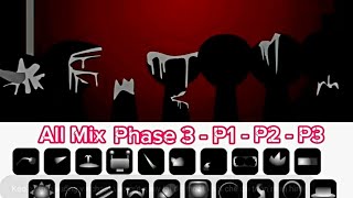 All Mix Phase 3  P1  P2  P3  Incredibox Sprunki Phase 3 [upl. by Paola]