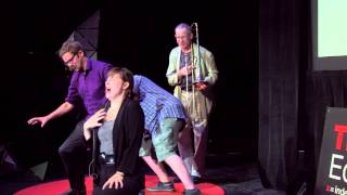 The art of improvisation  Rapid Fire Theatre  TEDxEdmonton [upl. by Amsirhc]