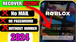 🚨 HOW to RECOVER Your ROBLOX ACCOUNT Without EMAIL or PHONE NUMBER 2024 ✅ [upl. by Enyluqcaj]