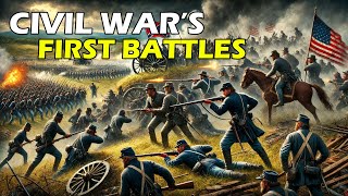 First Battles of the Civil War Decisive Early Strategies  Civil War Part 3 [upl. by Audly]