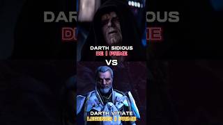 Darth Sidious VS Darth Vitiate  starwars shorts [upl. by Aisena546]