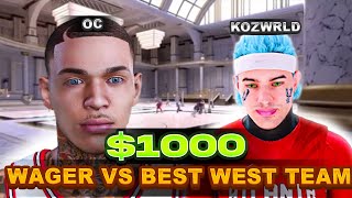 I WAGERED THE 1 TEAM ON WEST IN NBA2K25 FULL GAMEPLAY  BUILD  ANIMATIONS [upl. by Flossi]