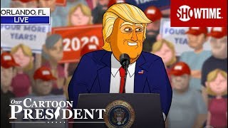 Cartoon Trump Announces His 2020 Campaign Ep 207 Cold Open  Our Cartoon President [upl. by Atinus]