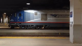 See Amtraks Siemens Charger SC44 Locomotive IDTX 4602 Waiting at Chicago Union Station [upl. by Broderick395]