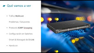 D Link IGMP Snooping trafico IP multicast IPTV [upl. by Warden43]