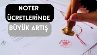 NOTER ÜCRETLERİ İKİ KATINA ÇIKTI [upl. by Tana]