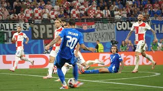 CROATIA 11 ITALY  Last Second Goal Shocks EURO 2024  Highlights amp Atmosphere [upl. by Hertzfeld]