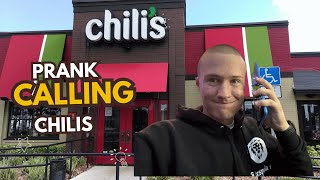 Prank call to chili’s about a messed up burger [upl. by Garlanda746]