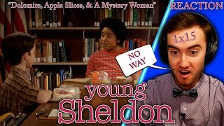 Sheldon gets a GIRLFRIEND YOUNG SHELDON 1x15 quotDolomite Apple Slices amp a Mystery Womanquot REACTION [upl. by Adnahsed65]