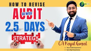 How to Study CA Inter Audit in 25 Days By CA Kapil Goyal  Score 70 Marks with this plan [upl. by Killen761]