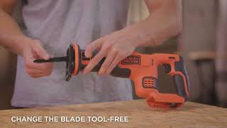 BLACKDECKER 18V Cordless Reciprocating Saw [upl. by Pippo190]