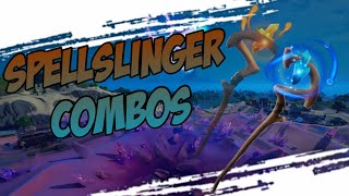 Best Combos  Spellslinger  Fortnite Skin Review [upl. by Akcirret]