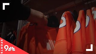 Russell Wilson jerseys sell out at Broncos team store [upl. by Latia]