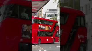 London buses outside Euston station October 24 Includes Boris buses [upl. by Alolomo535]