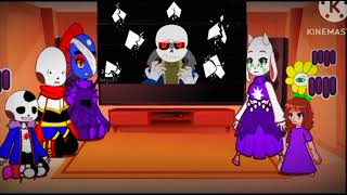 horrortale react to dusttale [upl. by Ahseekal]