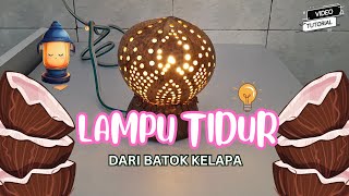 Kerajinan Lampu Tidur bermotif batik dari batok kelapa  2024  kelas XII2 SMAN 1 BANJARNEGARA [upl. by Derf]