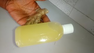 How to make Ginger Oil at Home for Hair Growth [upl. by Ridglee]