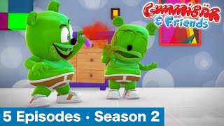 Gummy Bear Show Season 2  5 EPISODES 1115  Gummibär And Friends [upl. by Attenaej900]