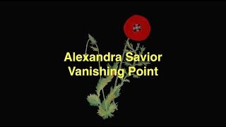 Alexandra Savior  Vanishing Point Lyric Video [upl. by Farrand]