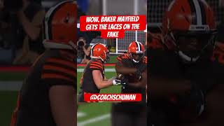 Wow Baker Mayfield Perfects the Laces on a Play Fake [upl. by Notgnillew]