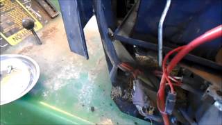 Repairing the Charging System on a John Deere 175 Lawn Tractor [upl. by Heidy]