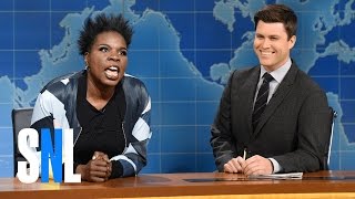 Weekend Update Leslie Jones on Hidden Figures  SNL [upl. by Aivekal739]