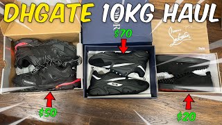 BACK TO SCHOOL DESIGNER DHGATE SHOE HAUL Balenciaga Dior  MORE [upl. by Ailuy]