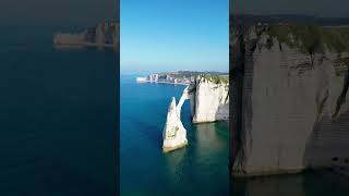 Flying Over Étretat A 4K Drone Short Masterpiece 🌅🚁 [upl. by Swisher]