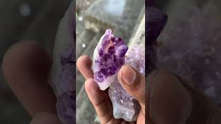 Purple amethyst apophyllite apophyllitecrystal mineralspecimens crystalshop [upl. by Nommad]