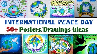 International Peace Day 21sept posterdesign easydrawing ideas drawingcompetition worldpeaceday [upl. by Chelsey]