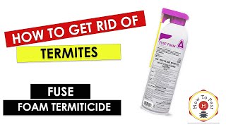 How To Get Rid of Termites  Fuse Foam ReadytoUse Termiticide [upl. by Lashonde]