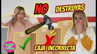 NO DESTRUYAS LA CAJA INCORRECTA DOBLE TWINS [upl. by Olemrac]