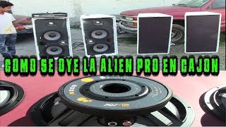 COMO SE ESCUCHAN LAS ALIEN PRO EN CAJON [upl. by Apollus659]