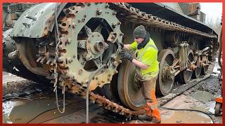 Men Fully Restore the BIGGEST GUN TANK IN THE WORLD  FV4005 Start to Finish MrHewes [upl. by Meadows]